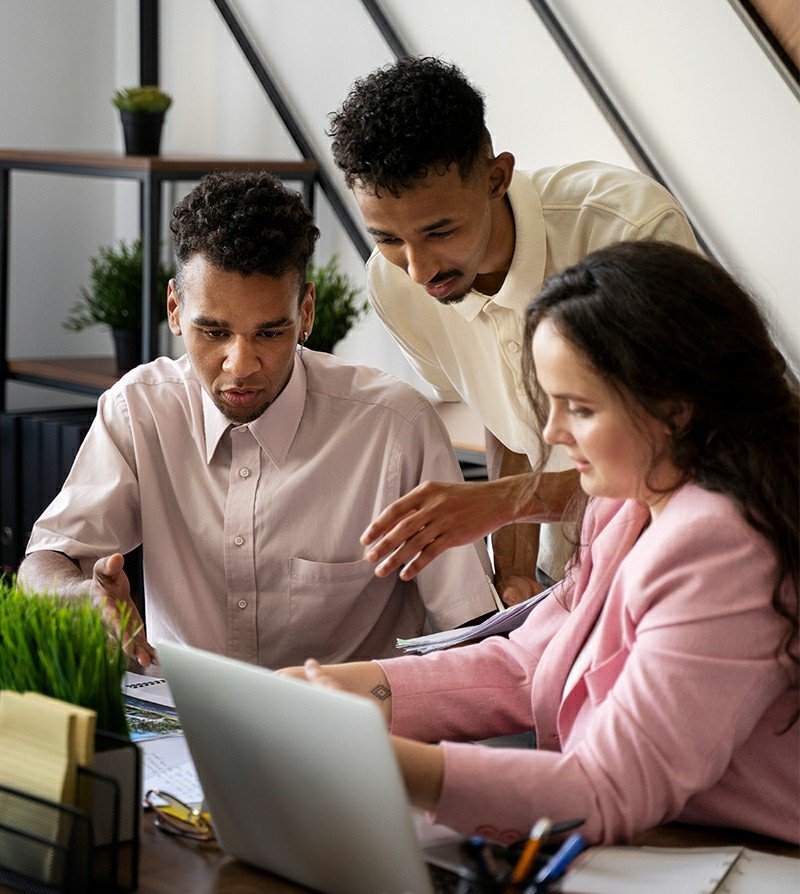 Digital agency creative team